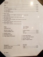 Spicy Garden menu