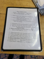 Jaya's Indian Cuisine menu