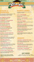 Crumps Landing menu