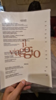 Il Viaggio menu