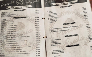 Pizzeria Rucola menu