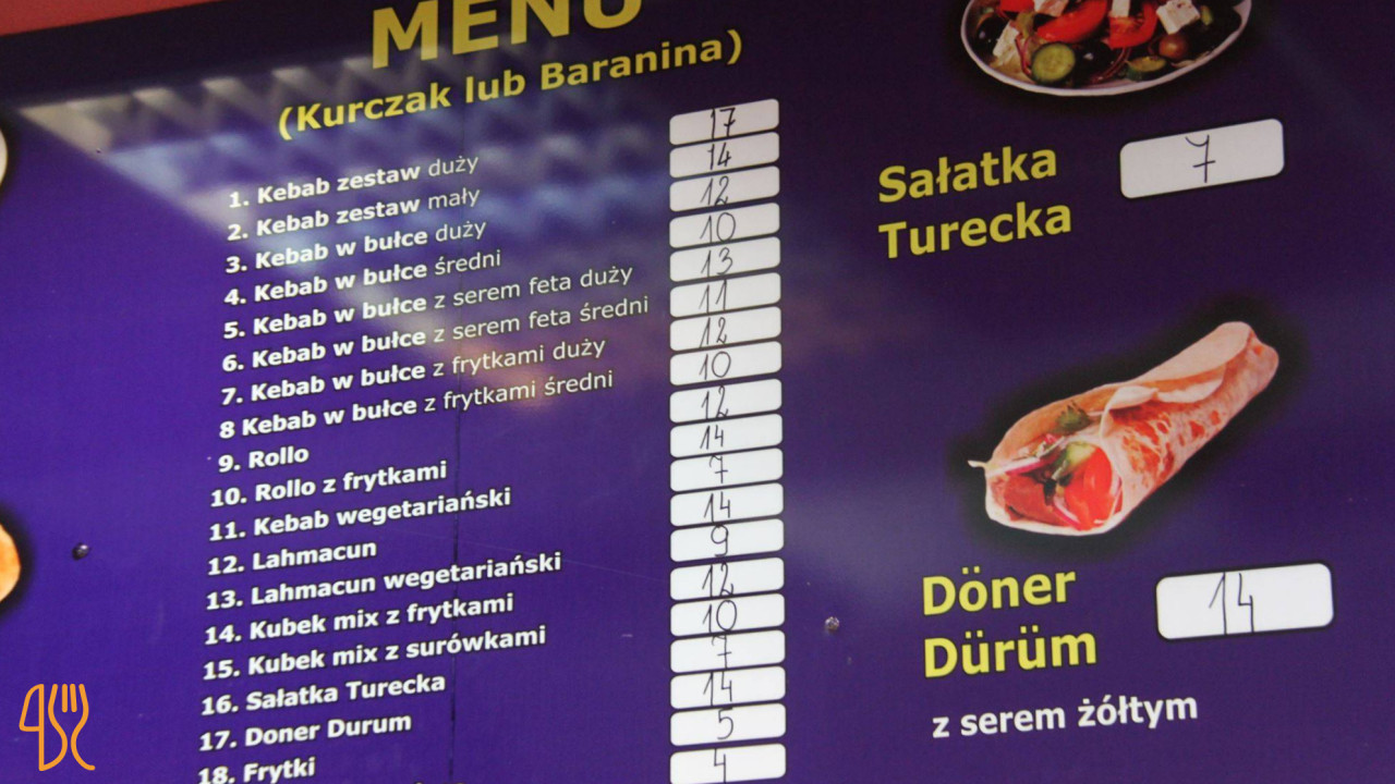 Berlin Döner Menu