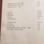 Krampa S.c. Kuchta Andrzej, Bartnik Katarzyna Menu