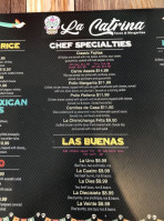 La Catrina Tacos Margaritas menu