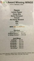 Dread Life Kitchen menu