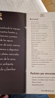 Rincon De Valdecabras menu