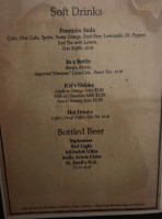 Northern Maine Brewing menu