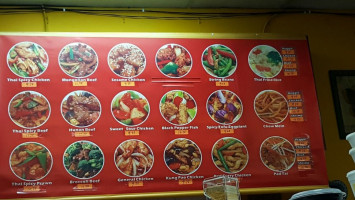 A Thai Express menu