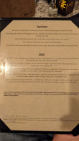 Desert Bistro menu