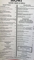 Nori Sushi And Grill menu