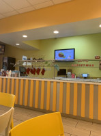 Tutti Frutti Frozen Yogurt inside