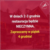 Chata Olimpijczyka Jasia I Helenki menu