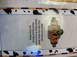 Texas Roadhouse menu