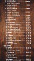 Kebab Istambuł menu