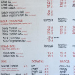 Turkish Kebab Menu