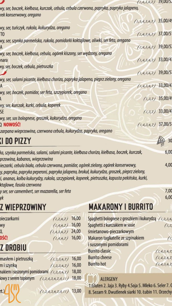 Sabroso Catering Menu