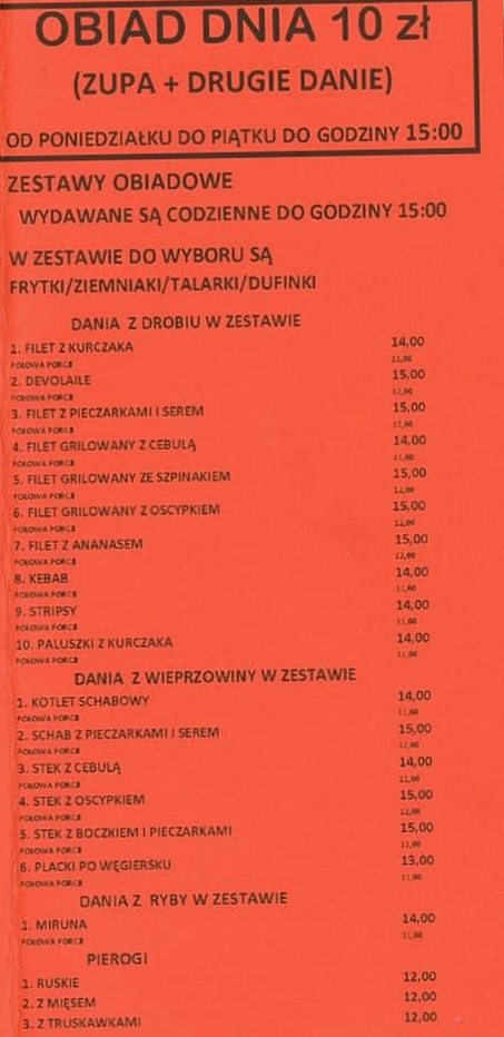 Pizzeria Rico Menu