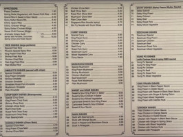 Golden Phoenix menu