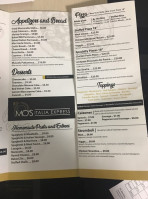 Mo's Italia Express menu