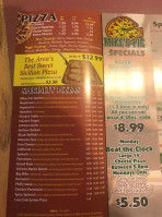 Mike's Pie menu