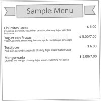 Splash Fruits menu