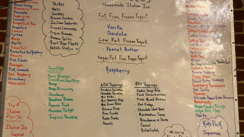 Annette's Italian Ice menu