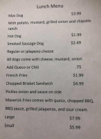 Maverick Travel Center Eastland menu