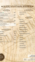 Szili Bisztro menu