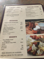 Chai House menu