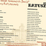 Stara Ratuszowa Menu