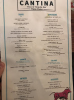 Cantina Taqueria Tequila menu