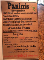 Bean To Cup Coffee Lounge menu