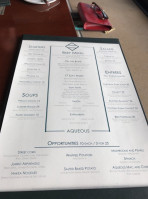 Aqueous menu