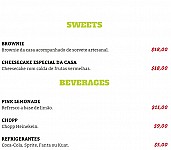 Cabana Burger menu