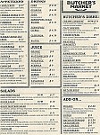 Butcher's Market menu