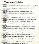 Burger 700 Classic menu