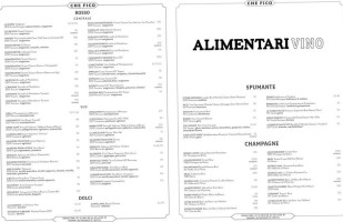 Che Fico Alimentari menu