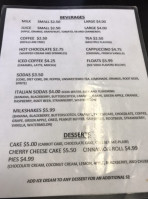 Pioneer Cafe menu