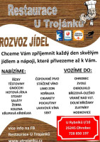 Pub U Trojánků food