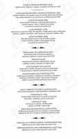 Galatea menu