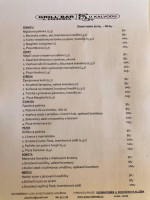 Pizzeria U Kalvodů menu