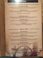 Trackers And Grill menu