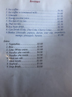 Pho Vietnam 8 menu