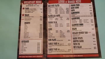 Smokey Mo's Bbq menu