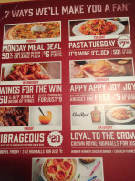 Boston Pizza food