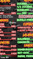 El Italiano menu