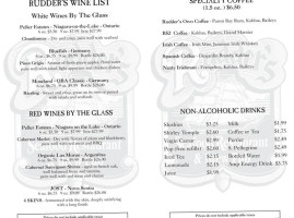 Rudder's Seafood Brewery menu