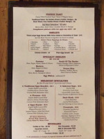 Galloway Grill menu