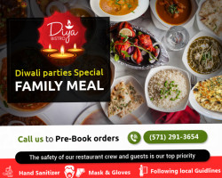 Diya Bistro food