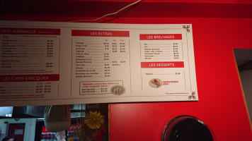 Super Pita menu